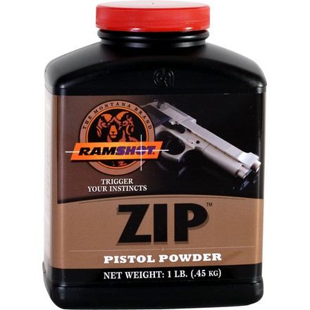 Ramshot Zip Smokeless Handgun Powder (4 Lbs)