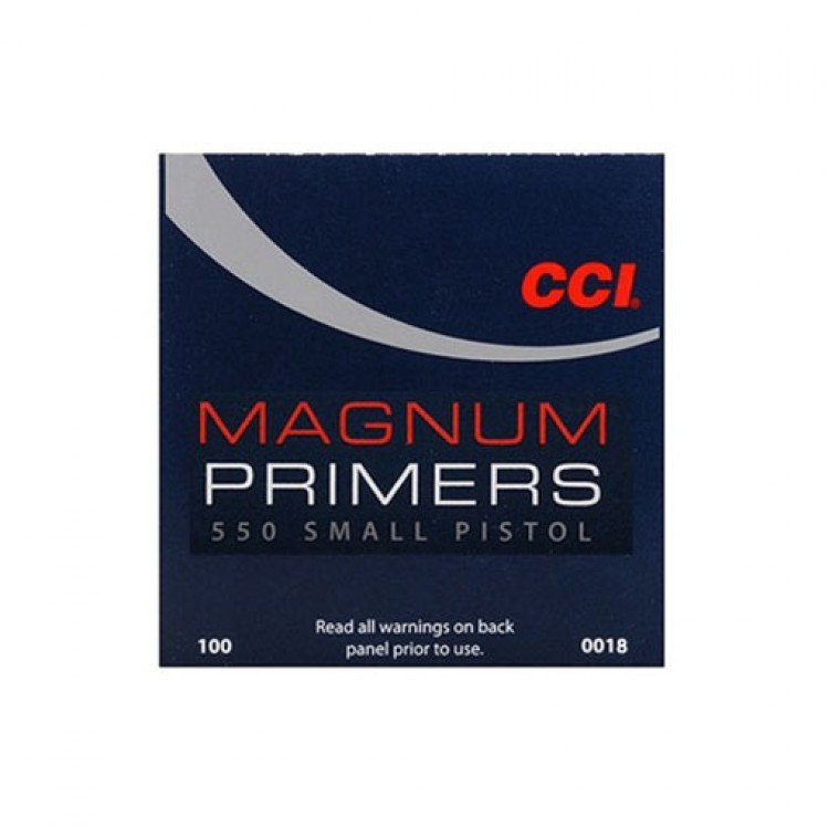 CCI Small Pistol Magnum Primers No. 550 | 1,000 Count
