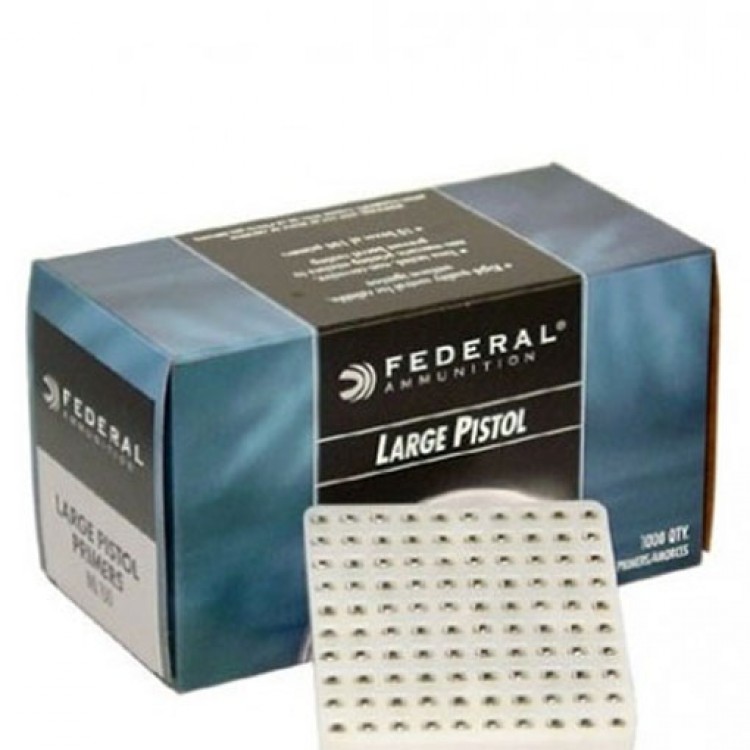 Federal Large Pistol #150 Primers | 1,000 Count