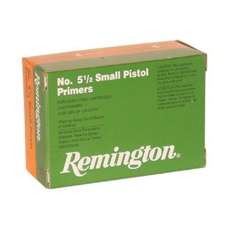 Remington #5 1/2 Small Pistol Magnum Primers | 1,000 Count
