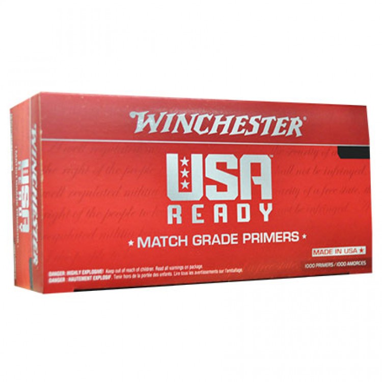 Winchester USA Ready Small Pistol Match Primers | 1,000 Count