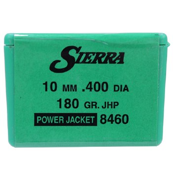 Sierra #8460 10mm 180gr JHP 100/Bx